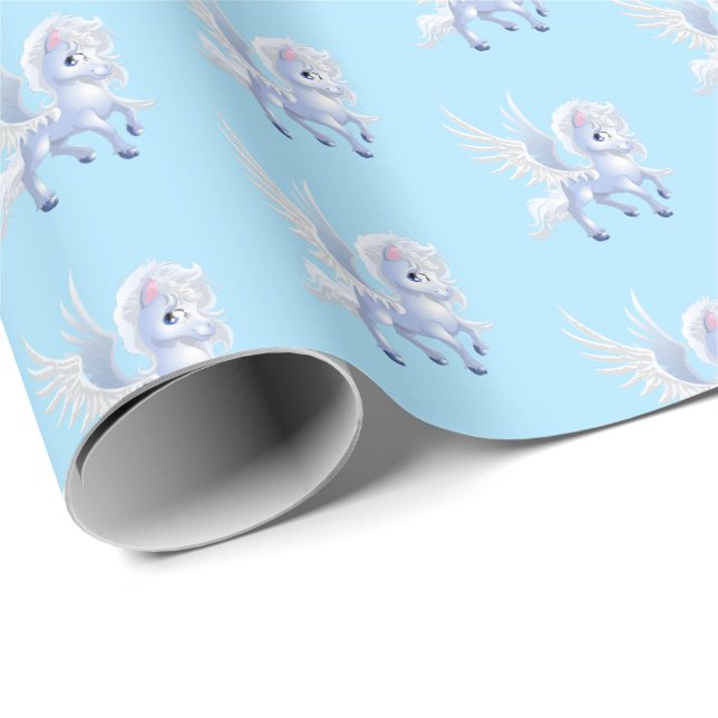 Einhornverpackungspapier Geschenkpapier (Rolleneckpunkt)