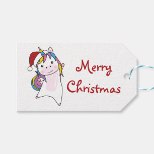 Einhornweihnachtschnee Wintertiere Unicorns Tru Geschenkanhänger