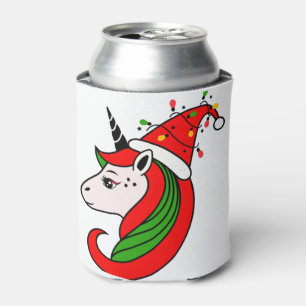 Einhornweihnachtsfeste Dosenkühler