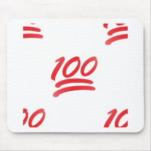 einhundert Emoji Mousepad
