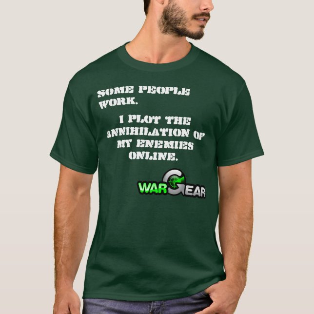 Einige arbeiten, ich grafisch darstellen T-Shirt (Vorderseite)