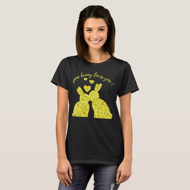 EINIGE BUNNY LIEBEN SIE T-Shirt (Vorne ganz)