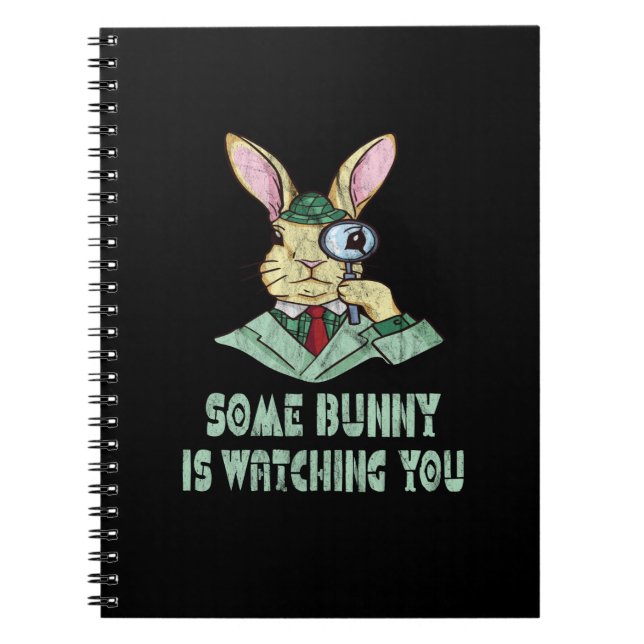 Einige Bunny sieht dir Ostersonne zu Notizblock (Vorderseite)