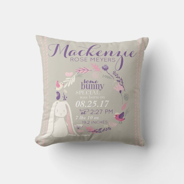 Einige Bunny Special Kinderzimmer Keepake Kissen (Vorderseite)