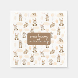 Einige Bunny's auf dem Weg Gender Neutral Baby Dus Serviette