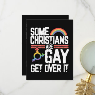  Einige Christen sind schwul, akzeptiert es Dankeskarte