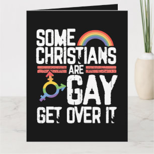  Einige Christen sind schwul, akzeptiert es Karte