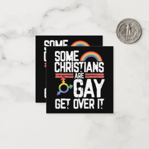  Einige Christen sind schwul, akzeptiert es Mitteilungskarte