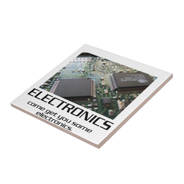 Einige Elektronik. Fliese (Seite)