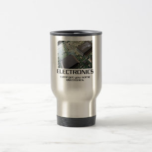 Einige Elektronik. Reisebecher
