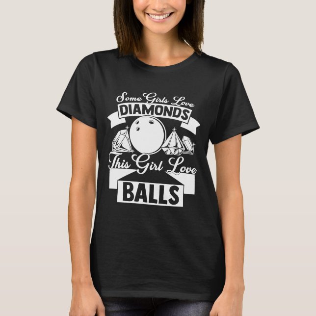 Einige Girls Liebe Diamonds Dieses Mädchen Lieben  T-Shirt (Vorderseite)