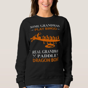 Einige Grandmas spielen Bingo Real Grandmas Paddel Sweatshirt