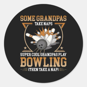 Einige Grandpas nehmen Nickerchen Real Grandpas sp Runder Aufkleber