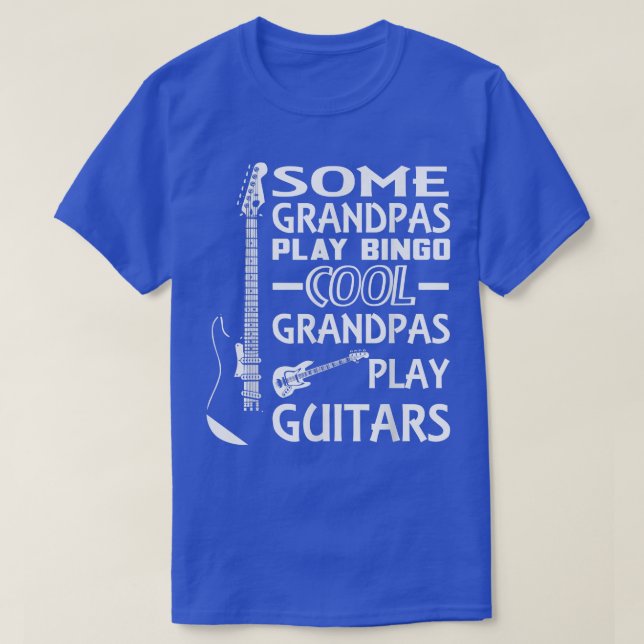 Einige Grandpas spielen Bingo Cool Grandpas spiele T-Shirt (Design vorne)