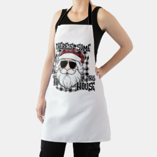 Einige Hos in diesem Haus Punny Santa Sublimatio Schürze