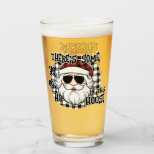 Einige Hosts in diesem Haus Punny Santa Sublimat Glas