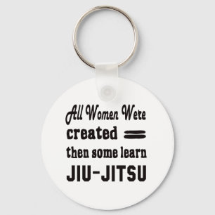 Einige lernen Jiu-Jitsu. Schlüsselanhänger