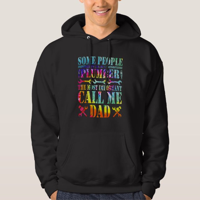 Einige Leute nennen mich einen Klempner, den wicht Hoodie (Vorderseite)