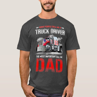 Einige Leute nennen mich einen LKW-Fahrer am meist T-Shirt