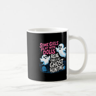Einige Mädchen spielen mit Puppen Real Girls Go Gh Kaffeetasse