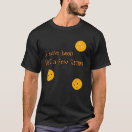 Einige Male durch Pickleballs-T - Shirt treffen