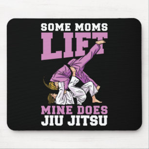 Einige Mamas heben Mine macht Jiu Jitsu Mixed Mart Mousepad