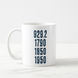 Einige meiner Lieblingszahlen Kaffeetasse