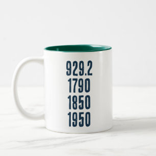 Einige meiner Lieblingszahlen Zweifarbige Tasse