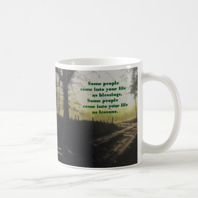 EINIGE MENSCHEN KOMMEN IN IHRE LEBENS-TASSE KAFFEETASSE (Rechts)