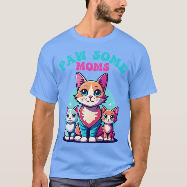 einige Mütter mit Pfoten T-Shirt (Vorderseite)