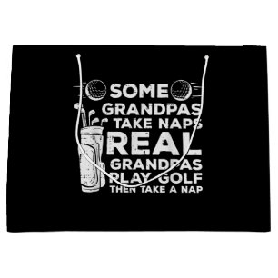 Einige Omas machen Nickerchen Wirklich Golf spiele Große Geschenktüte