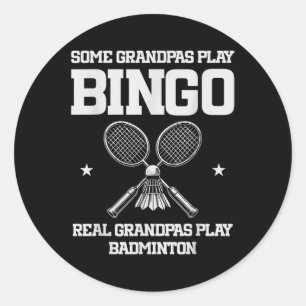Einige Omas spielen Bingo Wirkliche Omas spielen B Runder Aufkleber