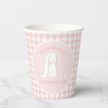 Einige Sonne ist One Pink Gingham Birthday