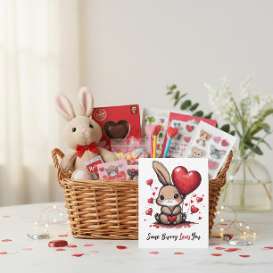 Einige sonnige Lieben Sie valentinisch Feiertagskarte