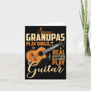 Einige spielen Bingo Wirkliche Omas spielen Gitarr Karte
