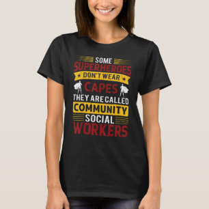 Einige Superhelden tragen keine Kaps, die man sie T-Shirt