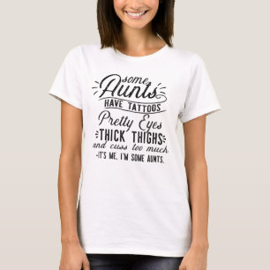 Einige Tanten haben Hübsche Augen, dick Oberschen T-Shirt
