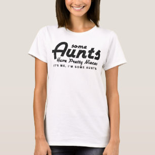 Einige Tanten haben Hübsche Nichten schwarz Minima T-Shirt