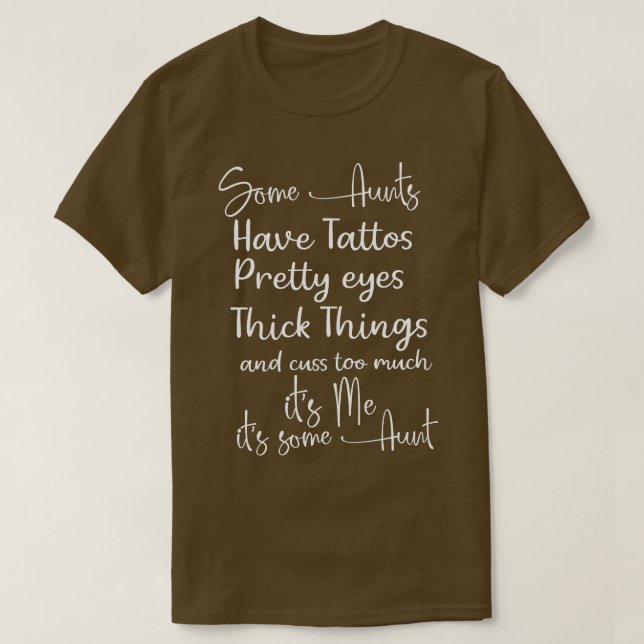 Einige Tanten machen zu viel lustiges Tante-Gesche T-Shirt (Design vorne)