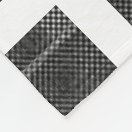 Einige Tartan aus dunkelgrauem, kleinem und abstra Fleecedecke