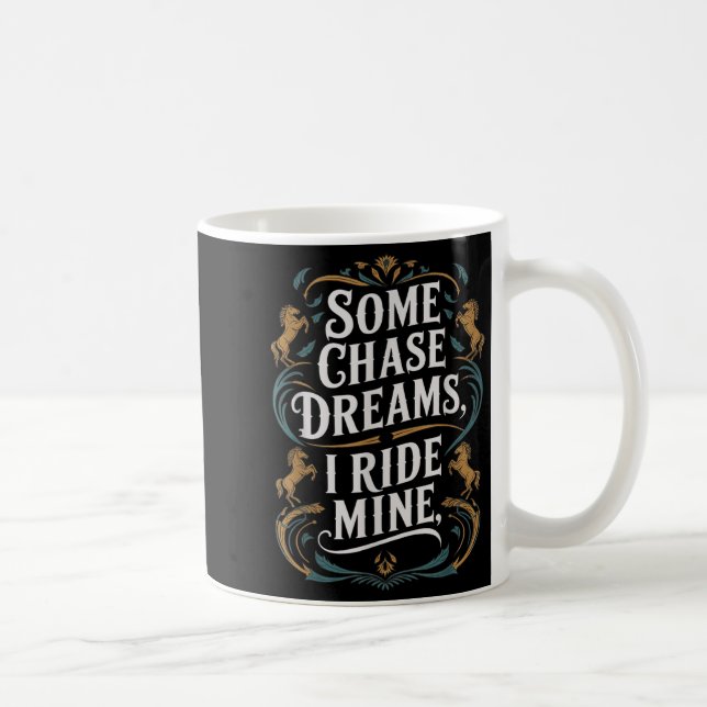 Einige Traumjagden, die ich auf meinem Reitangebot Kaffeetasse (Rechts)