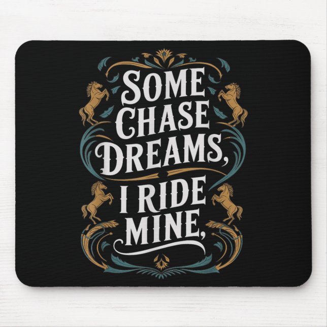 Einige Traumjagden, die ich auf meinem Reitangebot Mousepad (Vorne)
