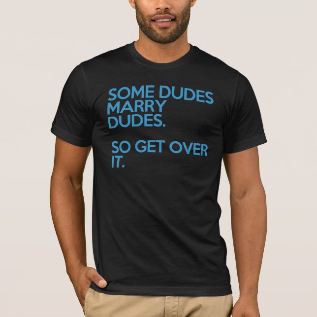 einige Typen heiraten Typen T-Shirt (Vorderseite)