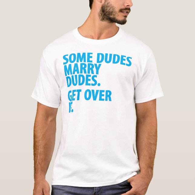 Einige Typen heiraten Typen T-Shirt (Vorderseite)