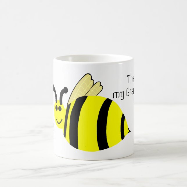 EinigeBuzzy-Lieben Ich stolpere Bienen-Tasse Kaffeetasse (Mittel)