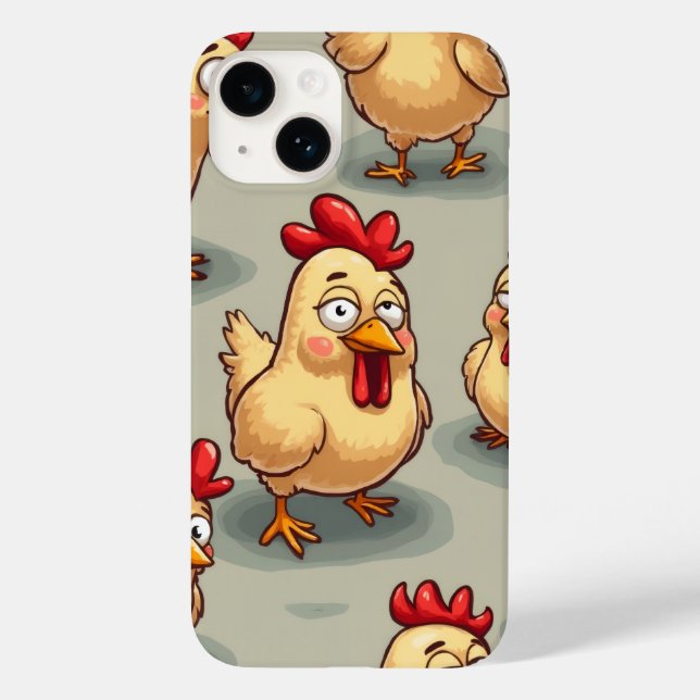 Einiger Hühnerpicking-Spaß Case-Mate iPhone 14 Hülle (Rückseite)