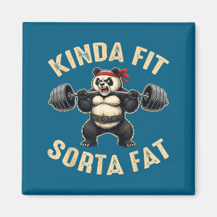 Einigermaßen fit, irgendwie fette Fitnessstudiobes Magnet
