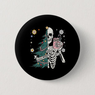 Einigermaßen gruseliger fröhlicher irgendwie Weihn Button