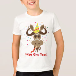 Einiges Gnu Stuff_Partier Gnu_Happy Gnu-Jahr! T-Shirt