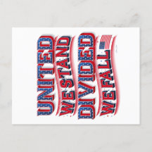 Einigkeit macht stark Postkarte